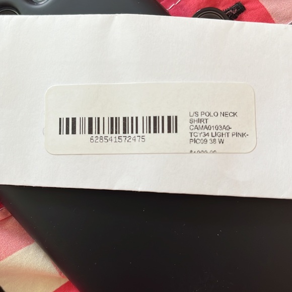 Marni Pieces Poplin Checked button down cotton long sleeve shirt / size 38 or 4 - Picture 15 of 16